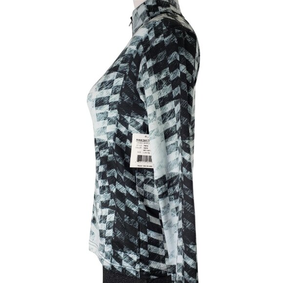 Obermeyer Grey Black 1/4 Zip Base Layer Girls 12-14, Fits Women Small, NWT - Picture 3 of 9